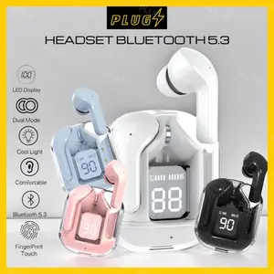 [COD] PLUGS CID17 Wireless Bluetooth Earphone Headset TWS With Mic Charging Power Case Noise Cancellation