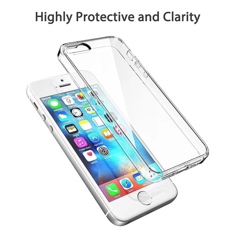 Product Introduction of Case For iPhone SE 2020 2022 7 8 6 6S Plus 5S 5 SE TPU Silicone Clear Transparent Soft Case for APPLE iPhone 7 8 Plus Back Cover 8