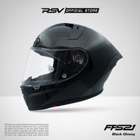Gambar HELM FULL FACE RSV FFS21 BLACK GLOSSY SINGLE VISOR SERTIFIKASI SNI DOT & ECE R22.05 HELM DEWASA - SM dari RSV Helmet Official Shop Kota Bandung 1 Tokopedia