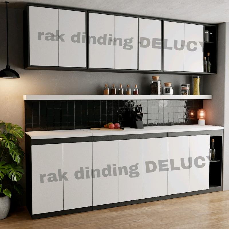 Kitchen Set Lemari Dapur Kabinet Dapur Atas Bawah Minimalis  Multifungsi Serbaguna 3