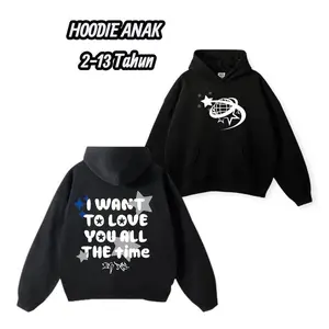 Hoodie Anak Skena Laki-laki Perempuan Jaket Sweater Anak Usia 2-13 Tahun Bahan Fleece Premium- Fashion Kids