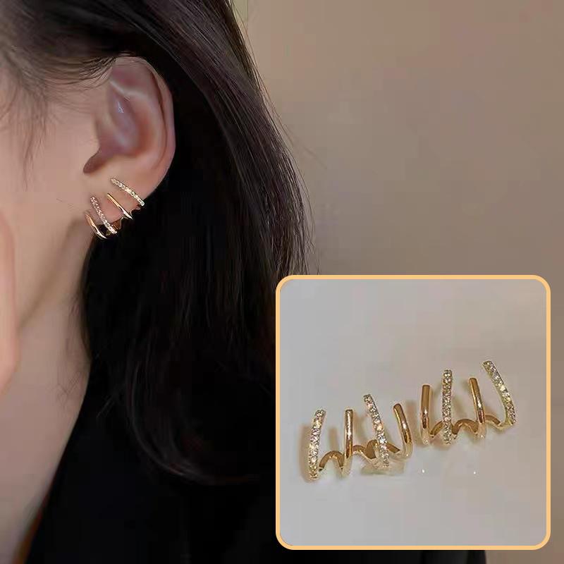 Bông Tai Khí Chất Thời Trang Cho Nữ, Bông Tai Đơn Giản Và Đa Năng 7