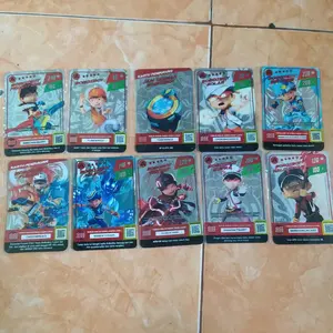 Kartu Khusus Bergambar Seri BOBOIBOY Hologram  Warna Silver Edisi ChokiChoki Satuan Silahkan Dipilih kartu Boboiboy Spesial bergambar terbatas