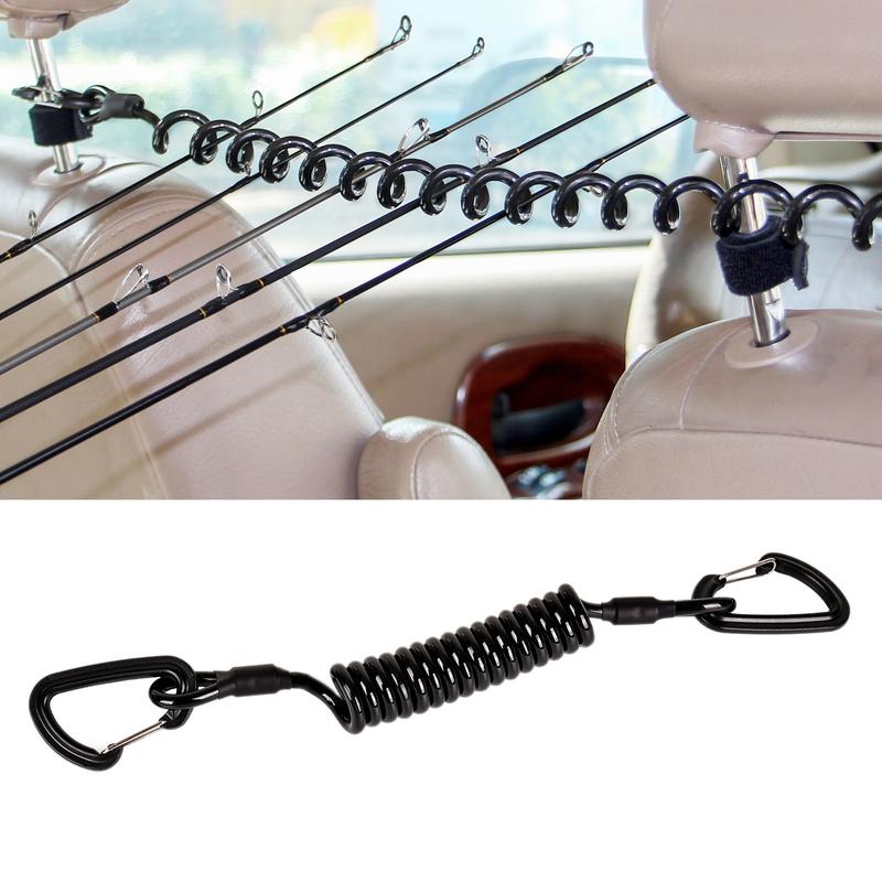 Booms Fishing VTC Vehicle Rod Holder Transport Coiled Cord Rod Holders Elastic Lanyard for Fishing Tackle Boxes Tool Accessories 0