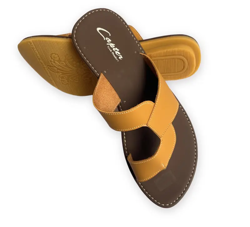 (SOL KUNING) Sandal Wanita Capter Sendal Jepit Sol Karet Anti Licin 2