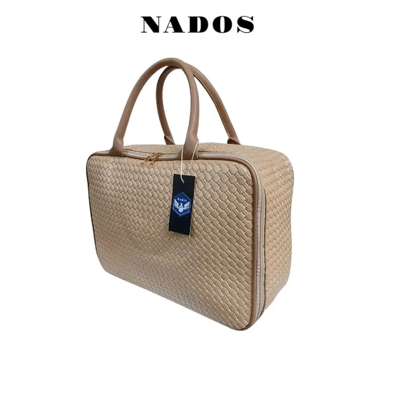 NADOS-Tas Pakaian Eksklusif dengan Keanggunan Modern Elegansi Anyaman Kulit  untuk Profesional Kepraktisan dan Kegagahan di Setiap Perjalanan Travel Pria 5
