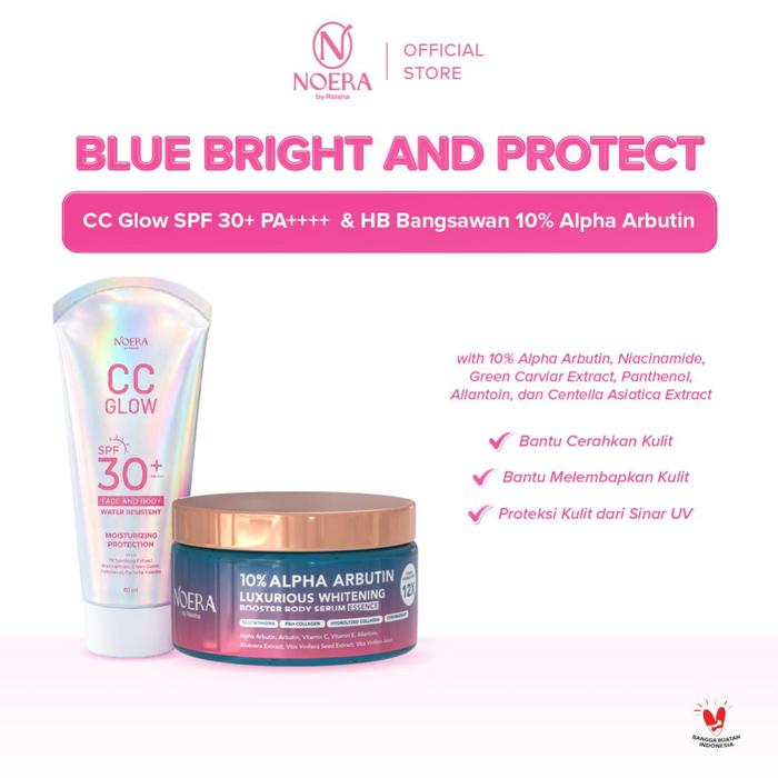 cara pemakaian l-glutathione moist whitening lotion spf 70 Noera Bundling Cc Glow Hb Bangsawan 10 Alpha Arbutin Face And Body Sunscreen 30 Pa Sunscreen Wajah Dan Badan Niacinamide Panthenol Centela sport