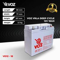 Gambar Baterai UPS Voz 12v 18AH Deep Cycle Voz VD12-18 - Bubble dari TokoUPS Kota Administrasi Jakarta Pusat 5 Tokopedia