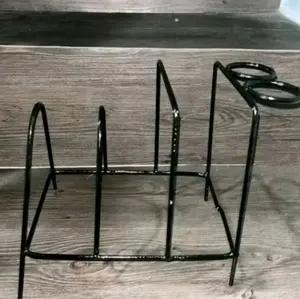 Rak Cobek dan Ulekan bahan Besi Kokoh Minimalis