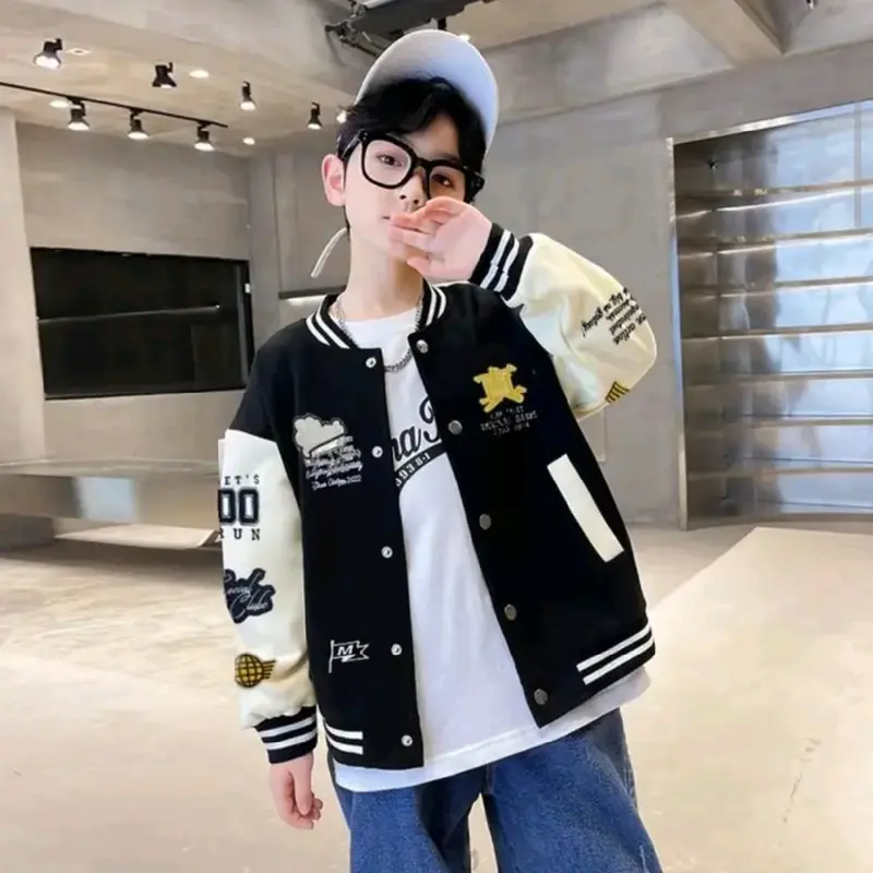 Jaket Varsity Full Bordir / Jaket Varsity Baseball Full Bordir Pria Wanita Anak-anak dan Dewasa 1