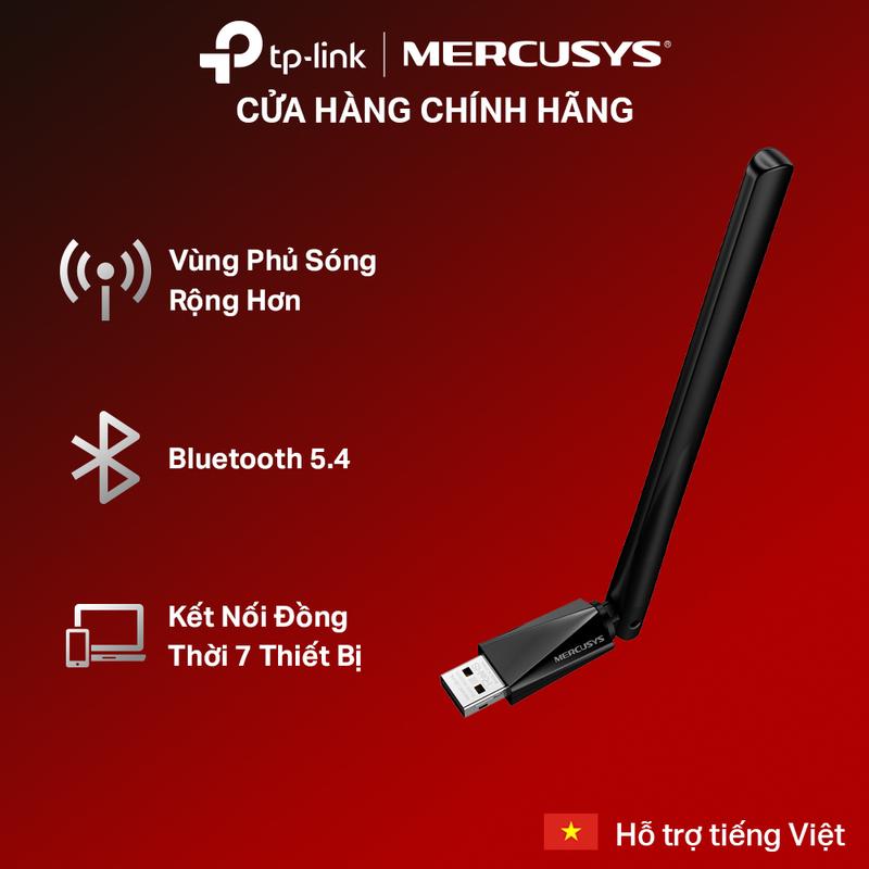 Bộ Chuyển Đổi USB Bluetooth Mercusys MA550H Tầm Xa | Giá Tốt, Phủ Sóng Rộng