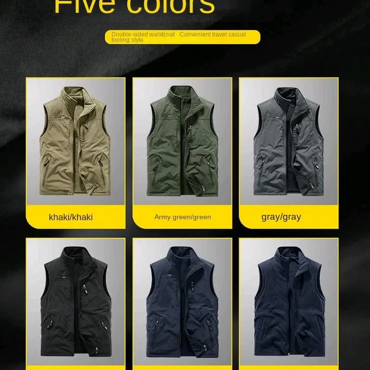 Rompi Pria Keren Terbaru Dan Terpopuler / Vest Pria / Rompi  Casual / Rompi Dinas / Rompi Lapangan / Rompi Motor Tahan Angin / Jaket Rompi 5
