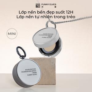 FunnyElves phấn nước, dưỡng ẩm, che khuyết điểm tốt, lâu trôi, phù hợp cho da khô và da dầu, 4.5g hoặc 12g, nhiều bản màu có thể chọn.TA