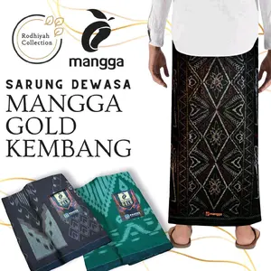 Sarung Mangga Gold Kembang Muslim - RC