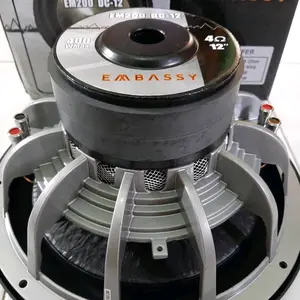 Speaker Subwoofer Embassy EM 200 DC-12 Double Magnet Double Coil