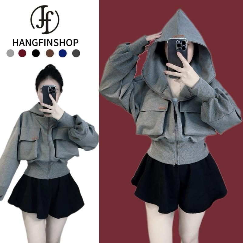  Áo Khoác Túi  Hộp by HangFinShop 