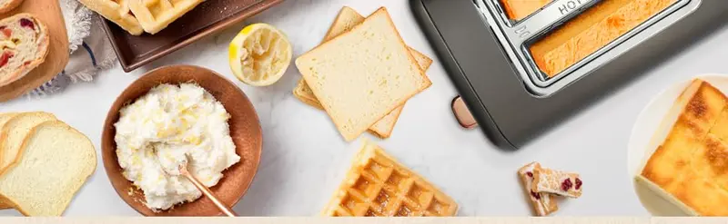 Product Introduction of Toaster 2 Slice, Stainless Toaster LCD Display&Touch Button, 50% Faster Heating Speed, 1.4'' Wide Slots Toaster, 4 Basic+More Timer Functions, Removable Crumb Tray, 1350W 11