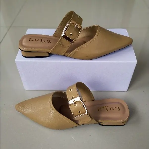 SANDAL SELOP GESPER WANITA TERBARU TINGGI HAK 3CM Shoes 2