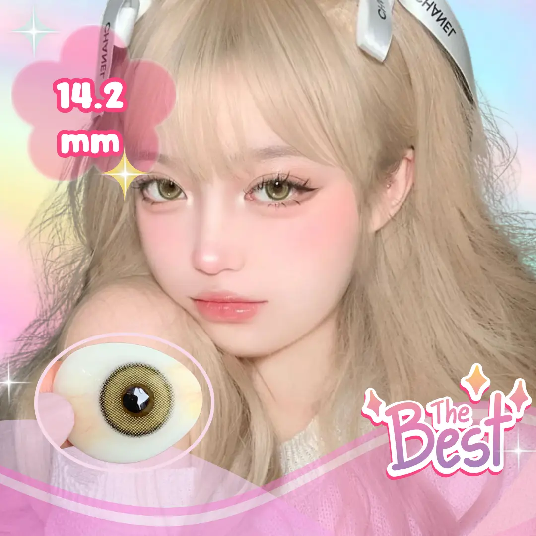 [COD] MYSTICEYES SOFTLENS BUTTERFLY FAIRY BROWN NORMAL SD -600 SERIES