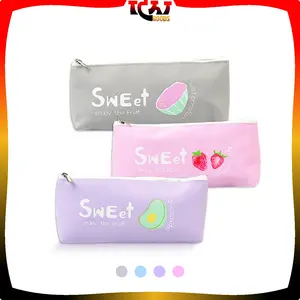 [COD] IG A51 Tempat Pensil Buah Sweet Simple Perlengkapan Sekolah Lucu / Tempat Penyimpanan Pulpen Alat Tulis Pencil Case Fruit Import