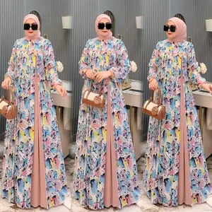 Gamis syafera set hijab segi empat