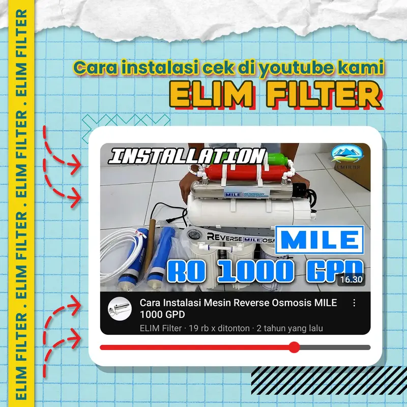 Mesin RO 1000 GPD 6 Tahap - Mesin Reverse Osmosis 3