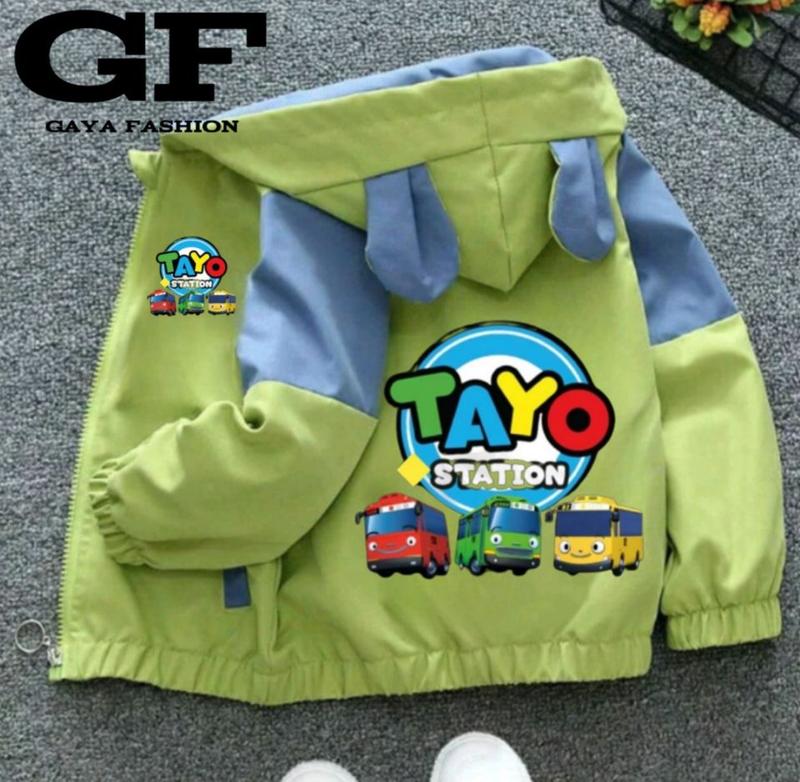 Product Introduction of JAKET ANAK WATERPROOF BAHAN BERKUALITAS BERKARAKTER TAYO 24