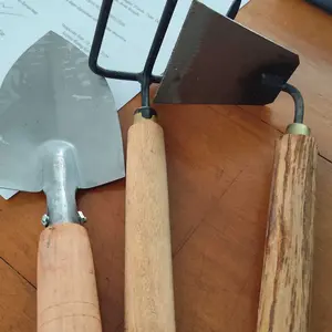 Hemat paket 3pcs berkebun garuk sampah cangkul mini dan sekop taman mini