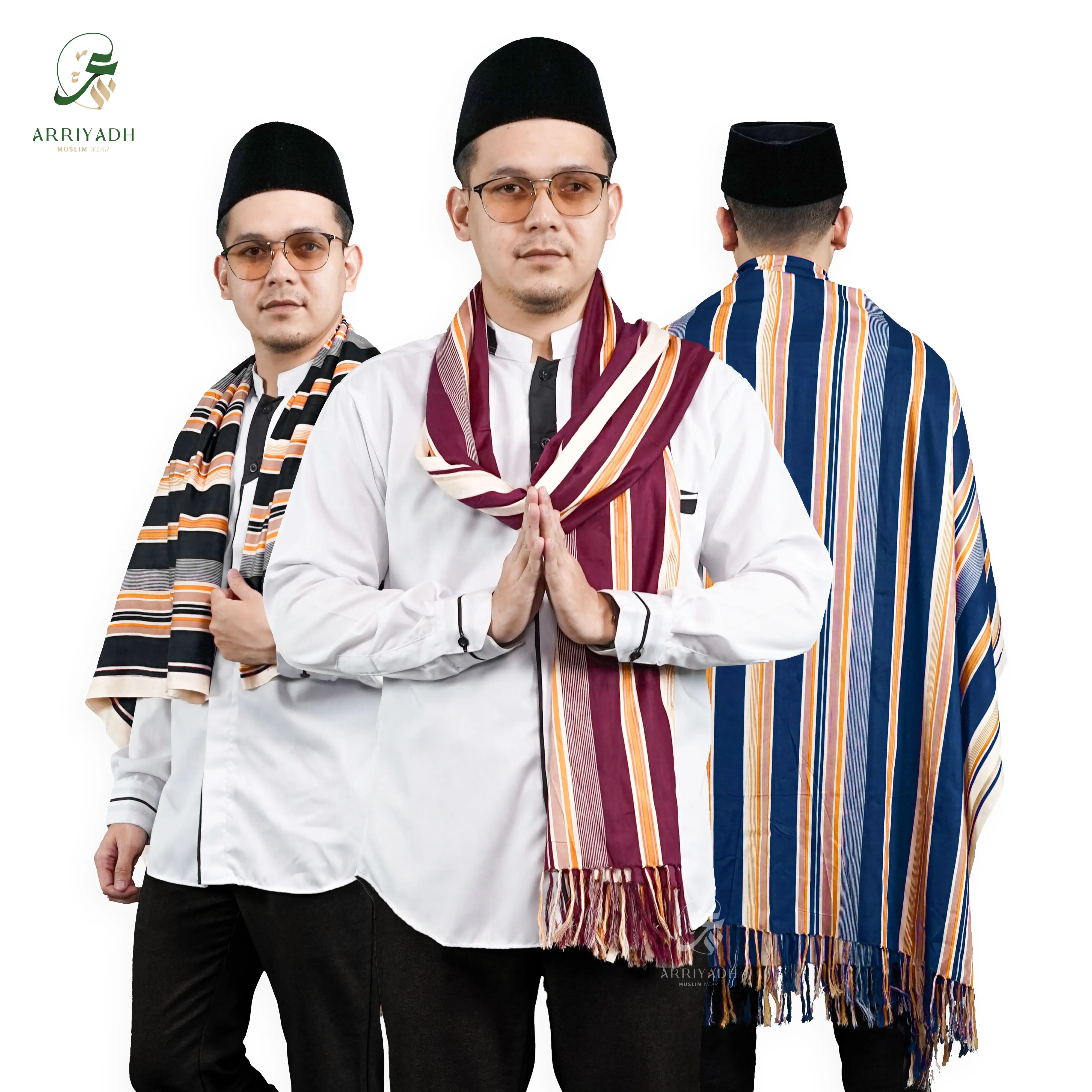 ARRIYADH Sorban Motif Yaman Rida Rayon Print Salur