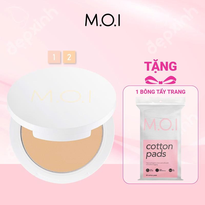 Phấn phủ kiềm dầu kháng nước M.O.I Baby Skin Powder 10g