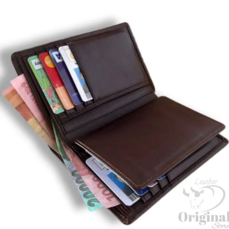 Dompet Kulit Pria 100% ORIGINAL Kulit Asli Model 3/4 6