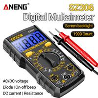 Gambar (Paket A) Aneng SZ306 Pro Digital Multimeters Testers AC/DC Voltage Diode Test Buzzer 10A Current dari Aneng Official Store Kab. Tangerang 2 Tokopedia