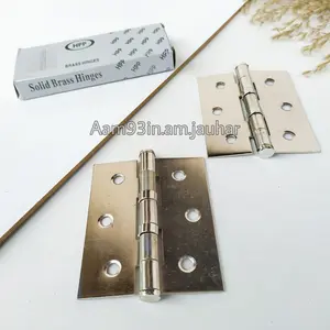 Engsel jendela engsel pintu 3" inchi x 2,5 " inch 6,2 cm x 7,5 cm tebal 1,3 mm baja tahan karat 155 gram