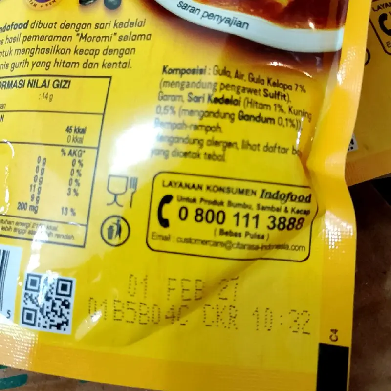 Kecap Manis Indofood  9pcs 77gr - Bahan Pilihan Berkualitas - Masakan Makanan 2