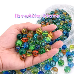 1 KG KELERENG NEKER GUNDU MATA KUCING MAINAN JADUL KELERENG NEKER ISI KURLEB 185 PCS