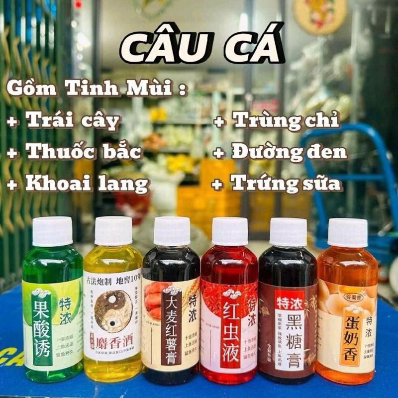 Tinh Mùi dụ cá Lão quỷ 60ml siêu nhạy cá hương liệu kích thích cá ăn nhanh gấp…