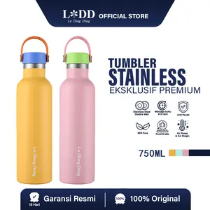 Tumbler Thermos Stainless SUS316  Botol Air Minum Tahan Panas Dingin Vacuum Flask Termos Tumblr Sport 750ml Tumbler tahan panas dingin  24 jam termos sendok garpu tumbler stainless termos es batu