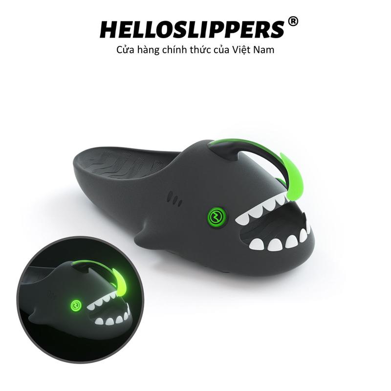  HelloSlippers Sharkicks Pro - cá thiên thần phát sáng trong bóng tối dép cá mập Siêu Mềm Chất Liệu EVA Thân Thiện Với Môi Trường Giày Đám Mây Cho Nam Và Nữ Trong Nhà Và Ngoài Trời 