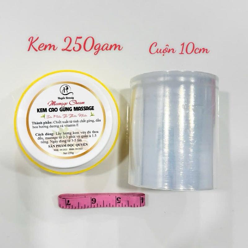 Kem Cao Gừng Massage Cuộn lớn 10cm Huyền Beauty Shop