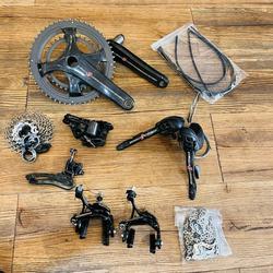 CHANGEMENT DE VITESSE CAMPAGNOLO POTENZA NOIR 11 VITESSES CAGE MOYENNE