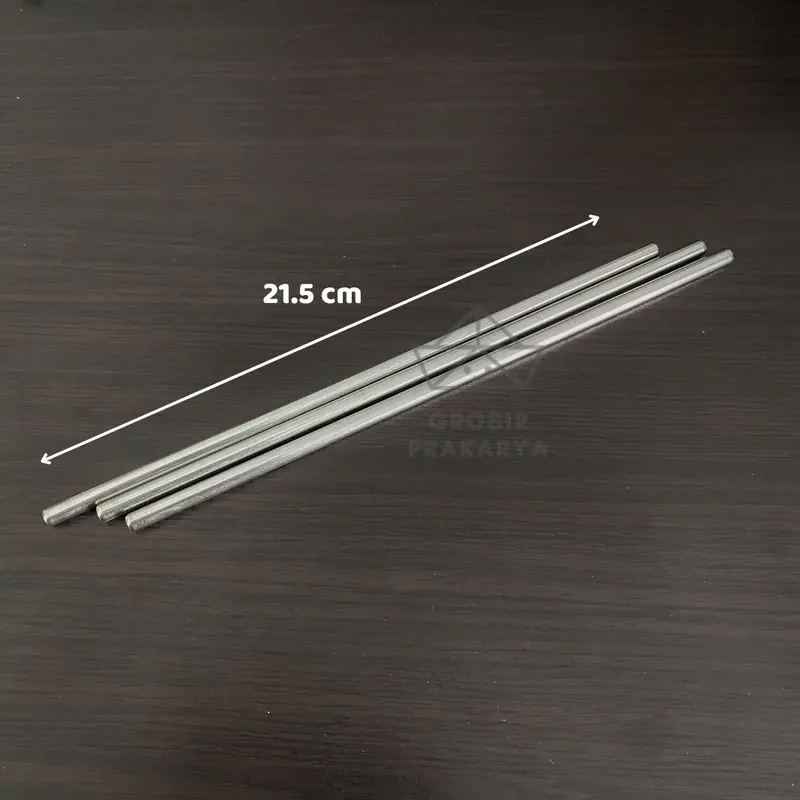 Sedotan Stainless SATUAN Pipet Besi Ramah Lingkungan Mudah Dibersihkan Dapat Dipakai Berulang Silver Peralatan Makan Reusable Tahan Suhu Tinggi Perlengkapan Rumah Warna Sedot Murah Termurah Pipet Straw ECERAN Ecofriendly 2