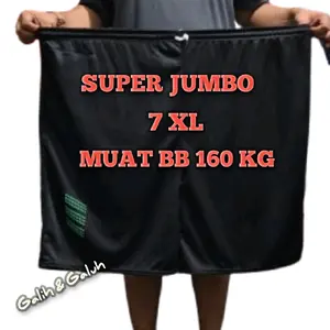 Celana Pendek Lotto Super Jumbo 7XL Muat BB 160KG Tebal Melar Nyaman Santai Pria  Wanita Dewasa Shorts Cowok Panjang Surfing Boxer Distro Katun