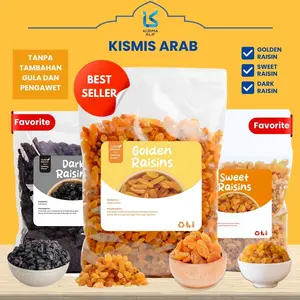 Kismis Arab 1 Kg Raisin Oleh Oleh Haji Umroh Kismis Asam Manis Mutiara Manis Kismis Hitam