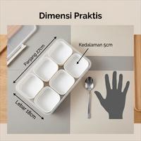 Gambar <COD> Kotak Penyimpanan Makanan Storage Toples Box Persegi Kulkas Transparan Wadah Serbaguna Buah & Sayuran (SN-E2) - White dari Loyal Bosque Official Shop Kota Administrasi Jakarta Utara 5 Tokopedia