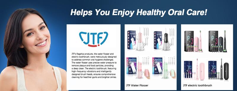 Product Introduction of JTF Sonic Electric Toothbrush for Adults - Rechargeable Electric Toothbrushes with 6 Brush Heads, 3 Hours Charge for 120 Days braces  electric 0
