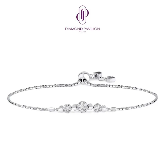 Diamond Pavilion Gelang Emas Batu Berlian Jovanka Bracelet 0