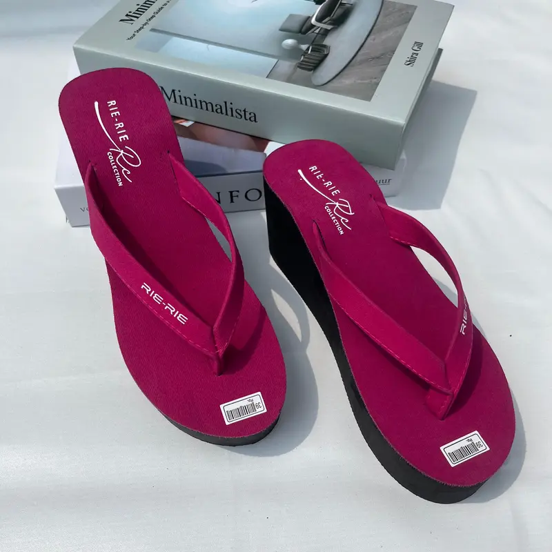 Sandal Wedges Wanita Tinggi 9cm NEW Rie-Rie Kekinian 1