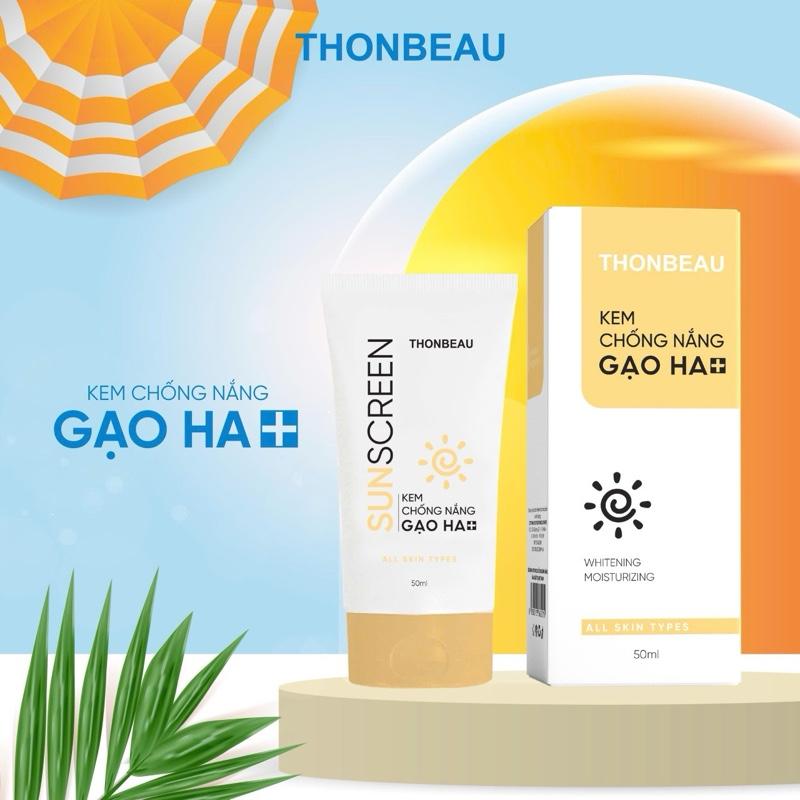 Kem Chống Nắng Gạo HA - Hỗ Trợ Chống Nắng - Hỗ Trợ Dưỡng Da - Chăm Sóc Da