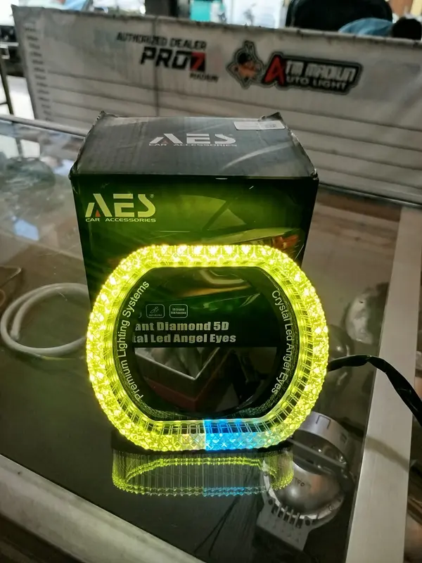 SHROUD AES BILED 5D MATRIX RGB 3 INCH KONEK APLIKSASI HP ANDROID/IOS Shroud M5 vietnam 1