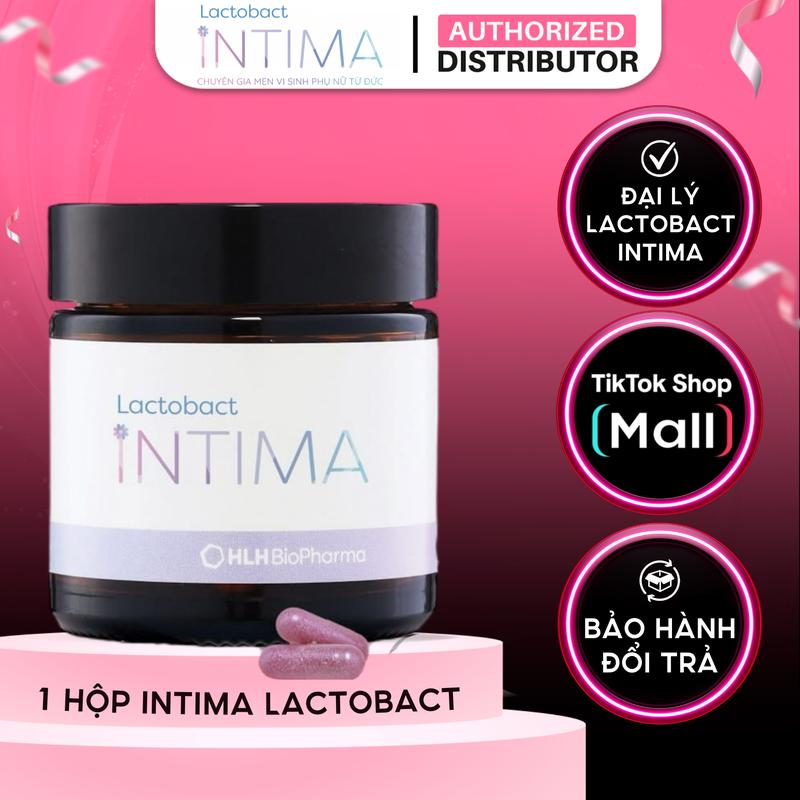 TPBVSK Viên Uống Hỗ Trợ Tăng Cường Men Vi Sinh Phụ Nữ Lactobact Intima